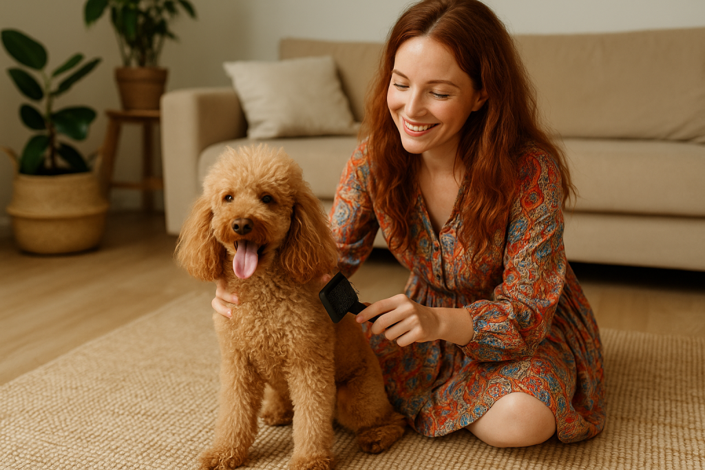 démêler les poils de son chien