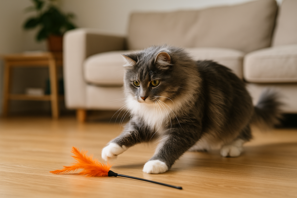 quel jeu pour occuper un chat d'intérieur ?