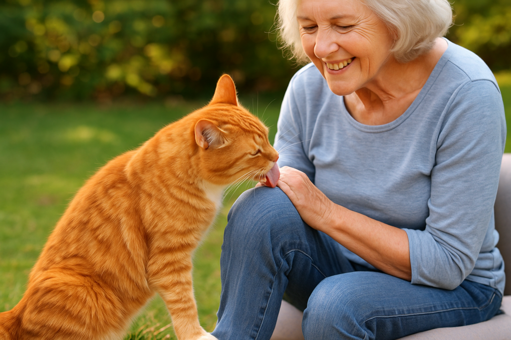 chat lèche
