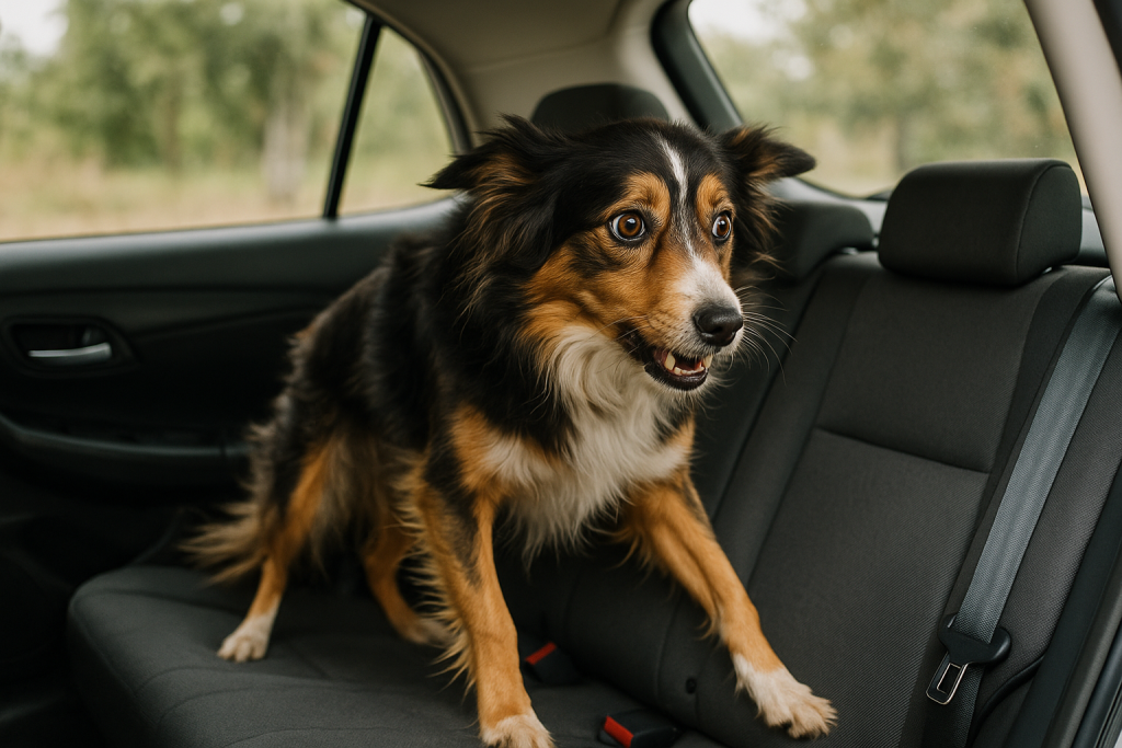 stress chien voiture