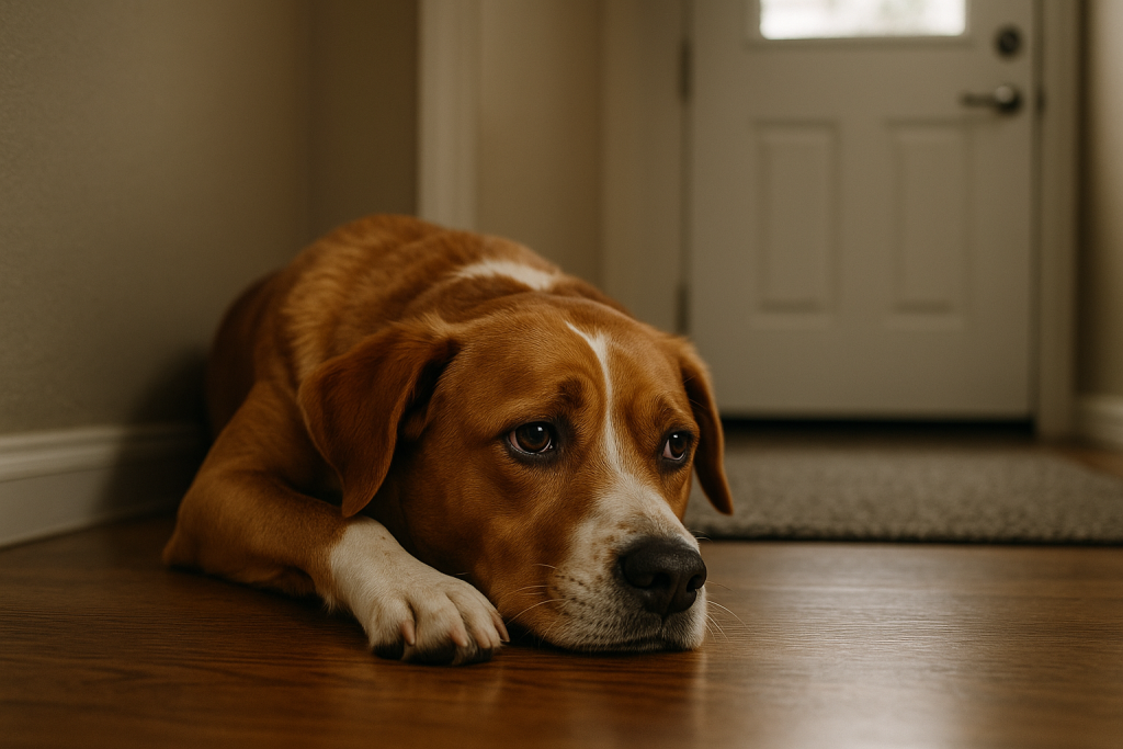 anxiété de séparation chez le chien