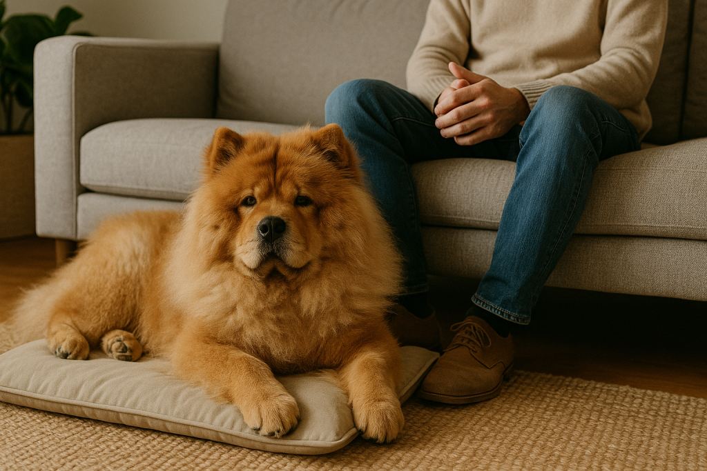 race de chien calme, chow-chow