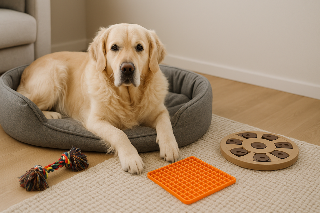 habituer un chien à rester seul