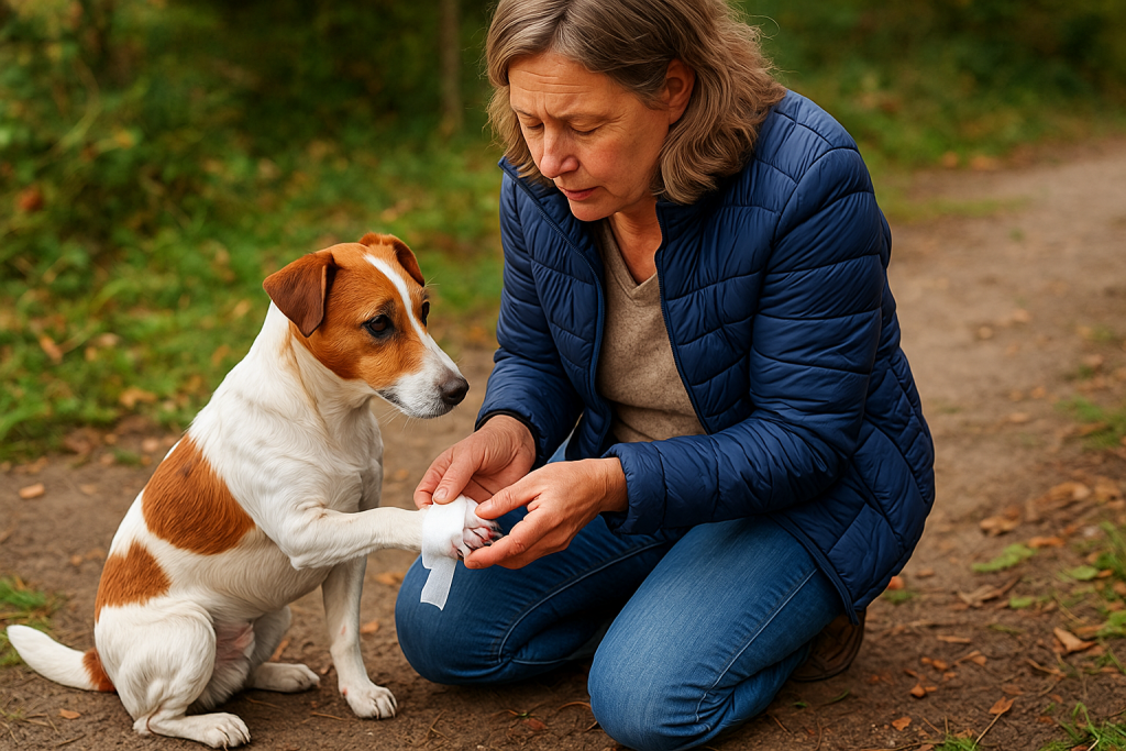 mon chien s'est blessé à la griffe