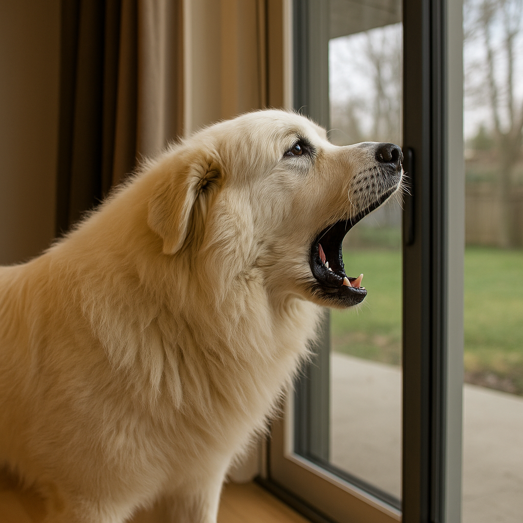 mon chien aboie beaucoup