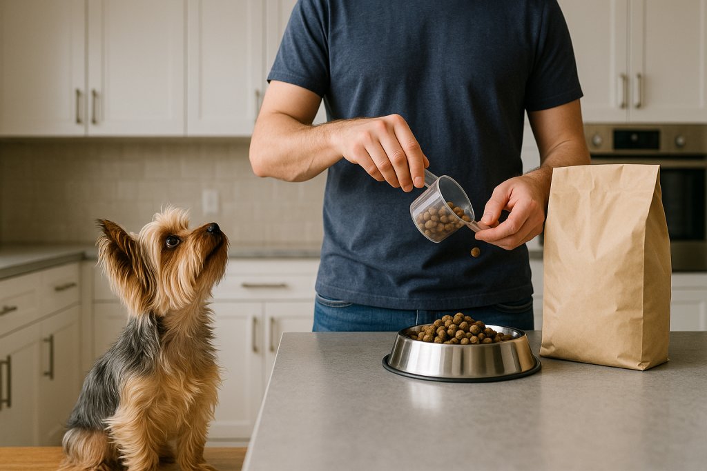 chiens quantité de nourriture
