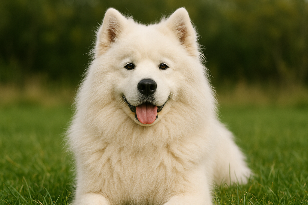 Samoyède, chien rare